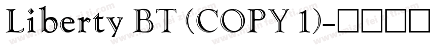 Liberty BT (COPY 1)字体转换